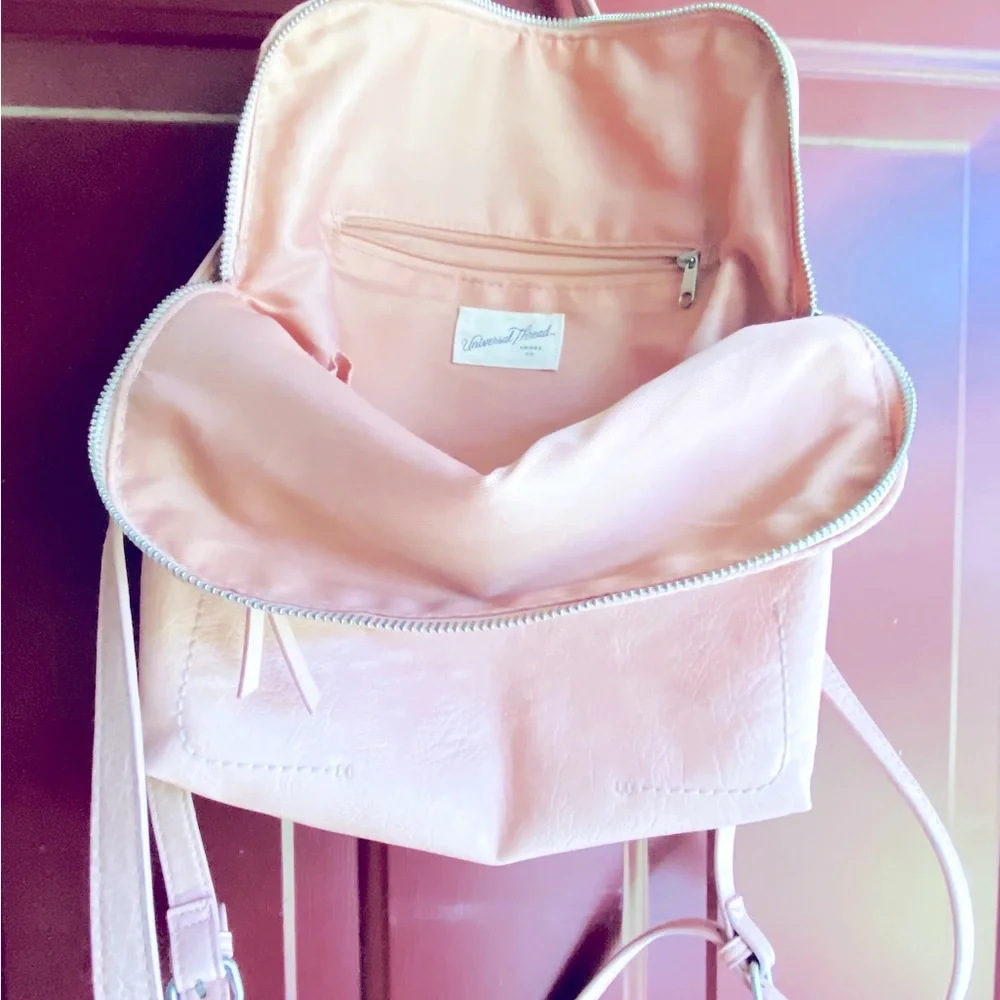 Universal Thread Blush Pink Faux-Leather Women’s Backpack